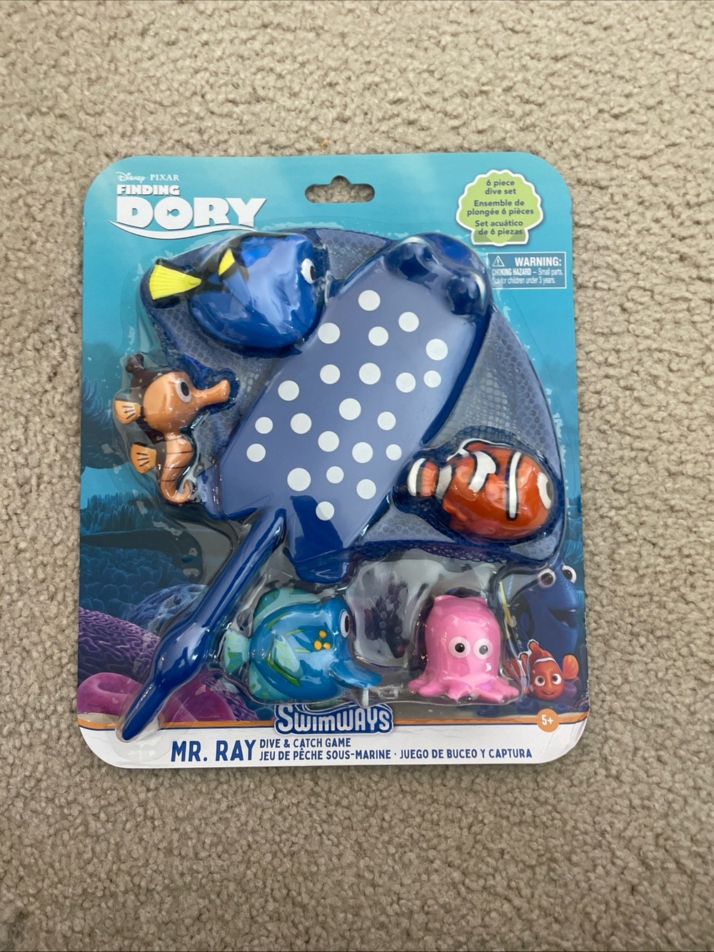 Finding Dory Mr. Ray Dive & Catch Game - Blue